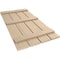 Ekena Millwork Rustic Four Board Spaced Board-n-Batten Sandblasted Faux Wood Shutters, 23 1/2"W x 62"H SHUBSS23X62SDPR - alternate 14
